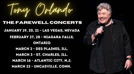 Tony Orlando's coming home, he's done his time: Fans get yellow ribbons ready as singer ends 51-year Vegas residency